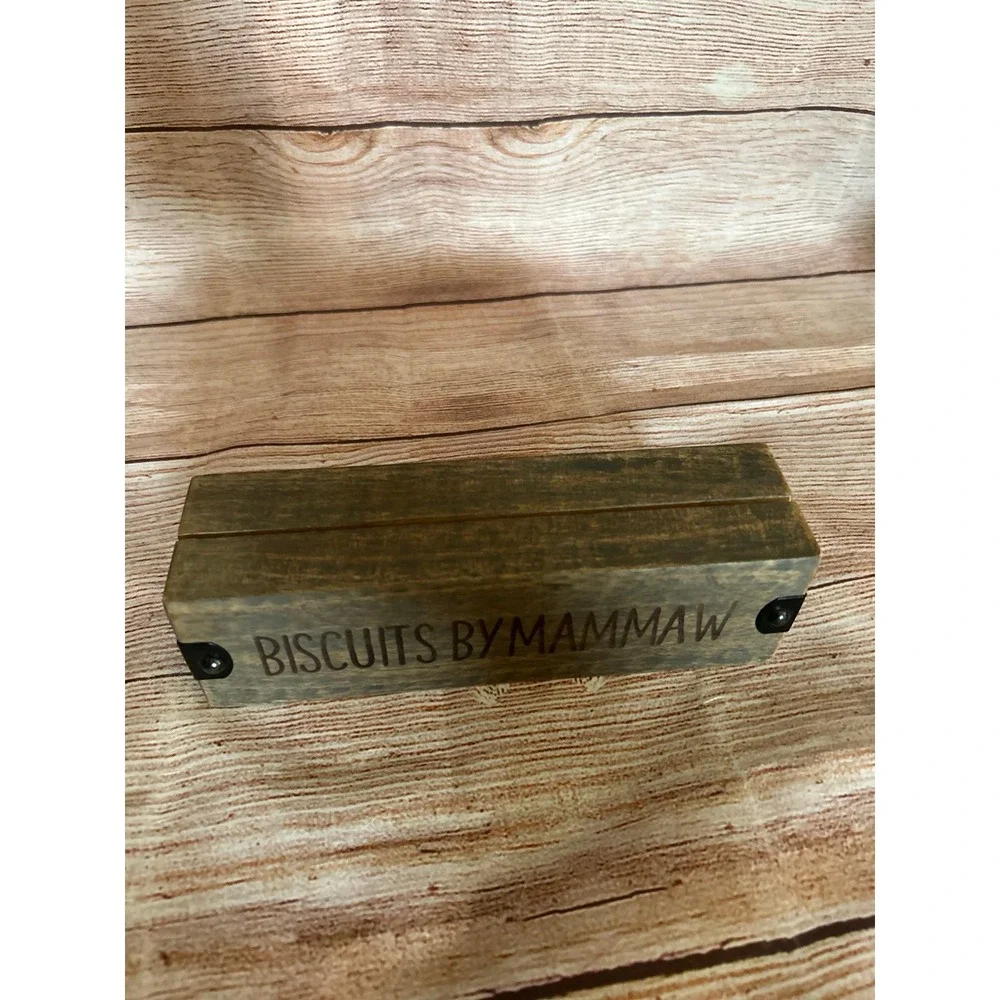 Biscuits by Mamaw  display sign